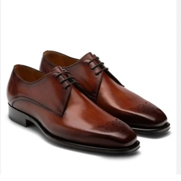 Magnanni | Shoes | Magnanni Merrion Medallion Cognac Toe  display picture 1